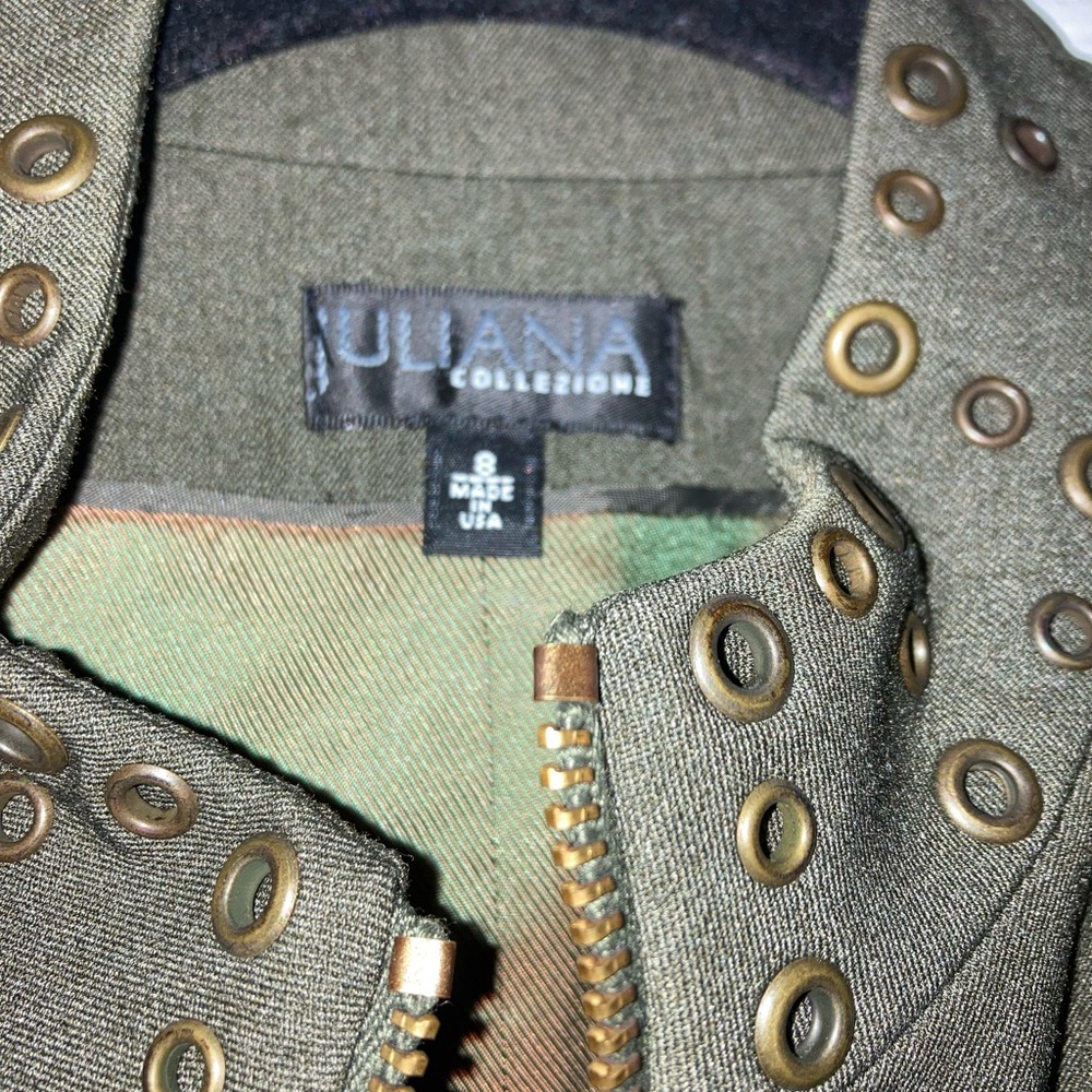 Juliana Collection - size 8 jacket olive green